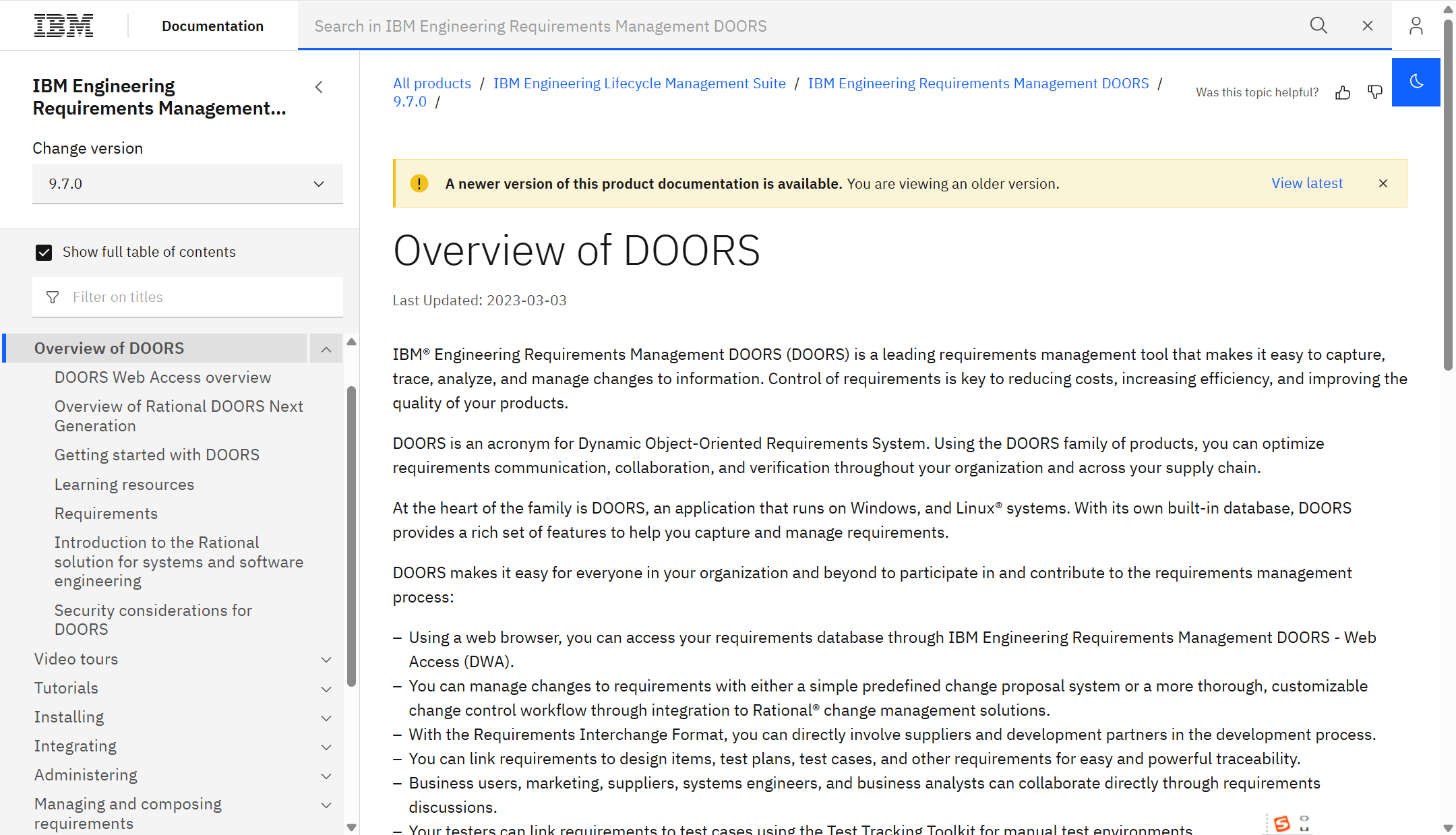 doors需求管理工具怎么样？对比主流7大需求管理系统