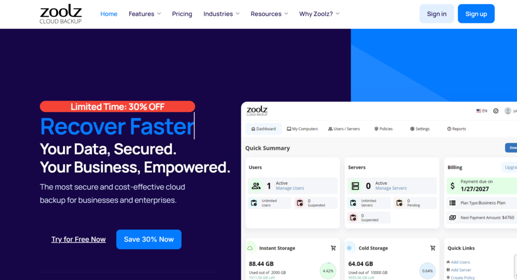 2025年主流16款企业网盘测评对比（含免费、付费）