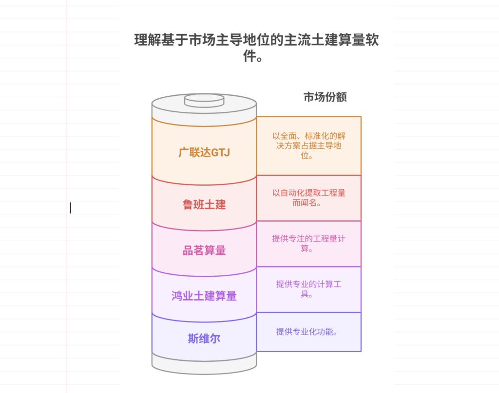 主流的土建算量软件大盘点