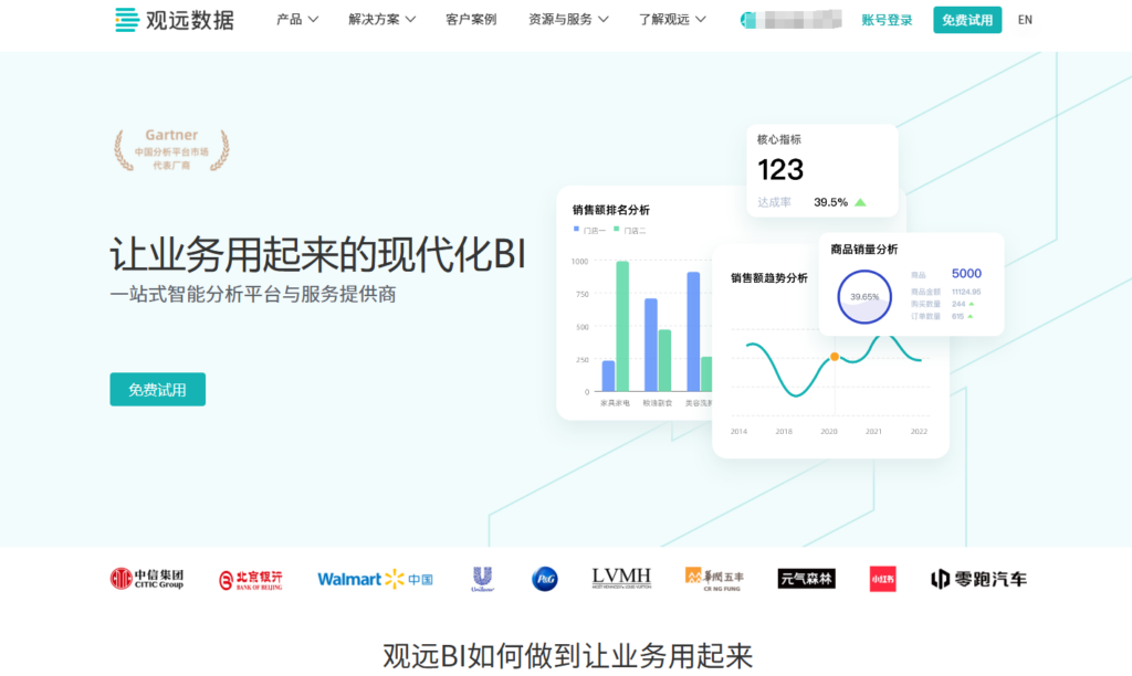国内 BI 厂商大盘点：排名前十的 BI (商业智能)系统厂商