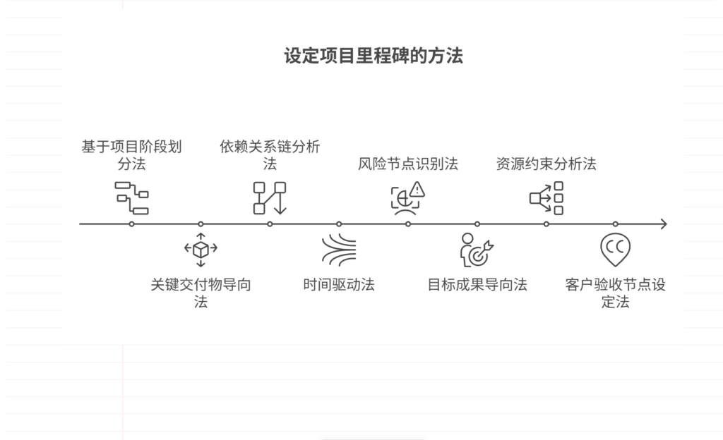 项目里程碑设定有哪些方法