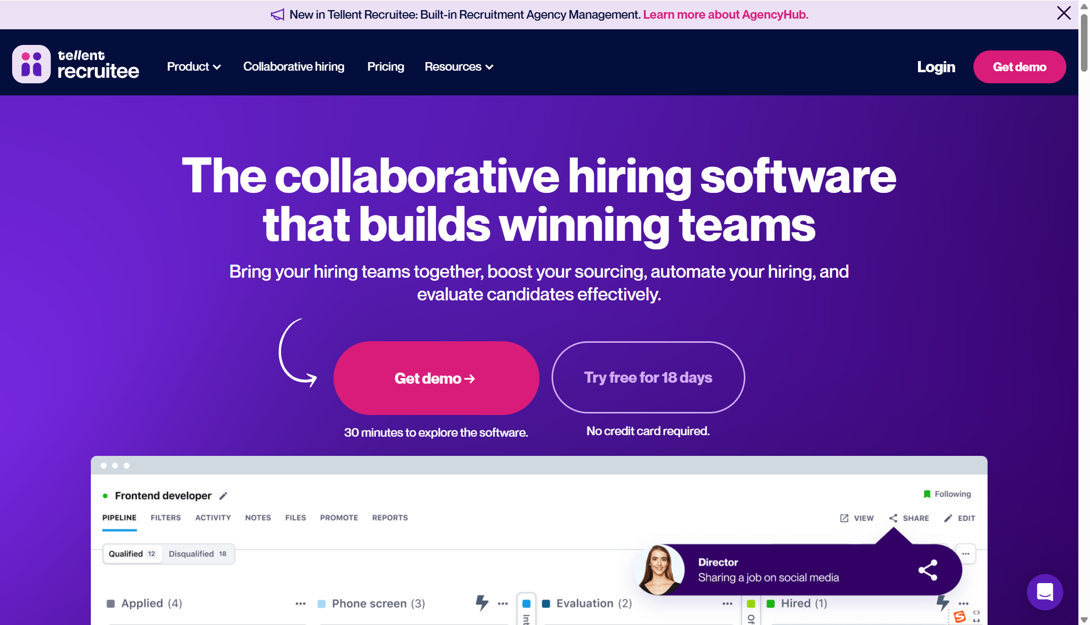 2025年7款saas招聘管理系统测评