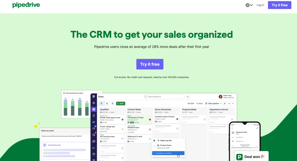 2025年16款最佳CRM客户管理系统对比（含开源、免费）