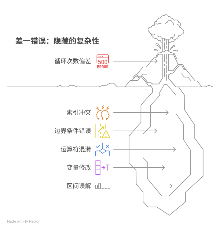 为什么循环次数总是会多一次或少一次？