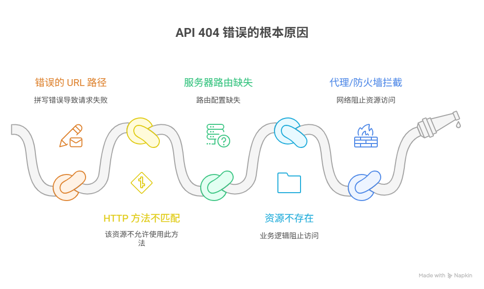 为什么调用API总返回404，该如何调试