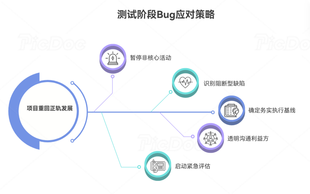 如何在测试阶段发现大量Bug时调整发布计划