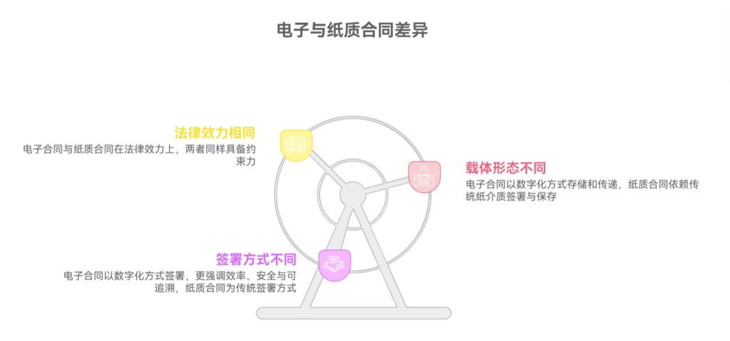 电子合同和纸质合同的本质区别
