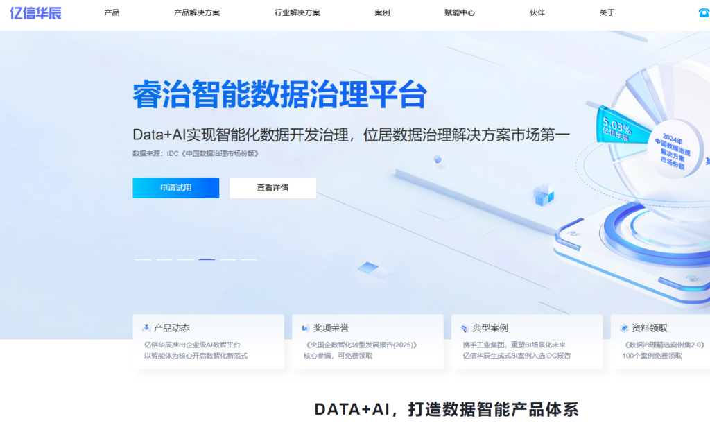 数据开发治理平台哪家好：国内主流8家大数据治理平台厂商对比（2026年）