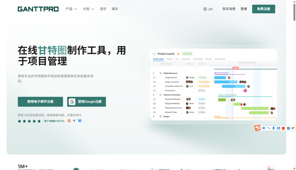 2026项目进度管理软件有哪些？热门25款盘点：甘特图/里程碑/看板