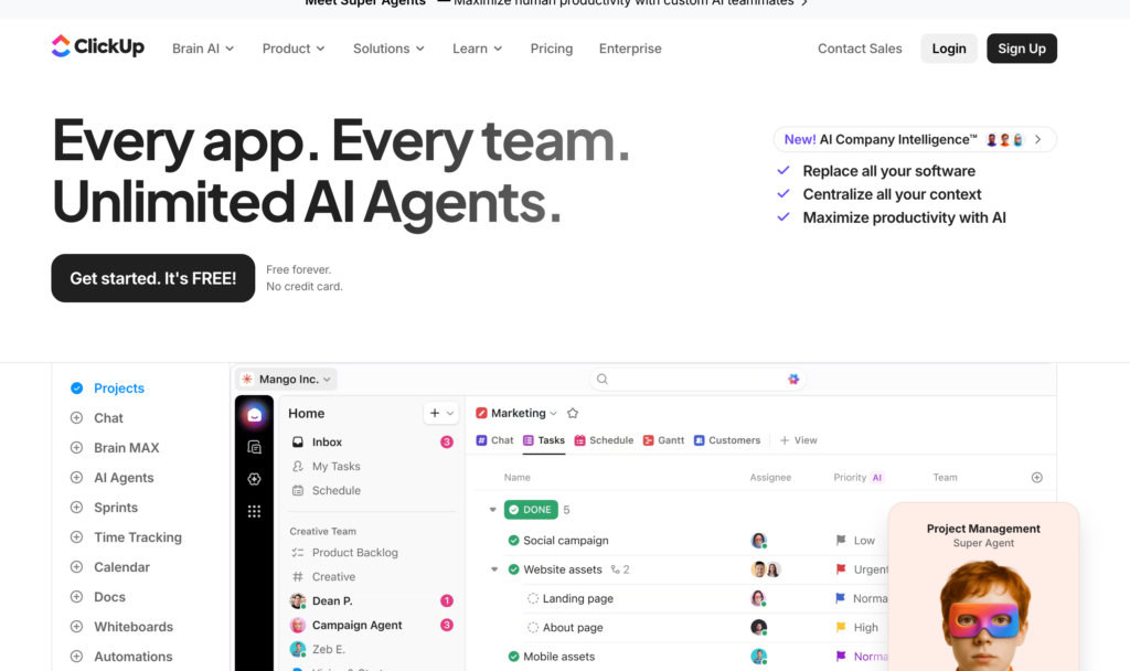 免费又好用!2026 年 11 款主流免费项目管理软件与在线工具推荐