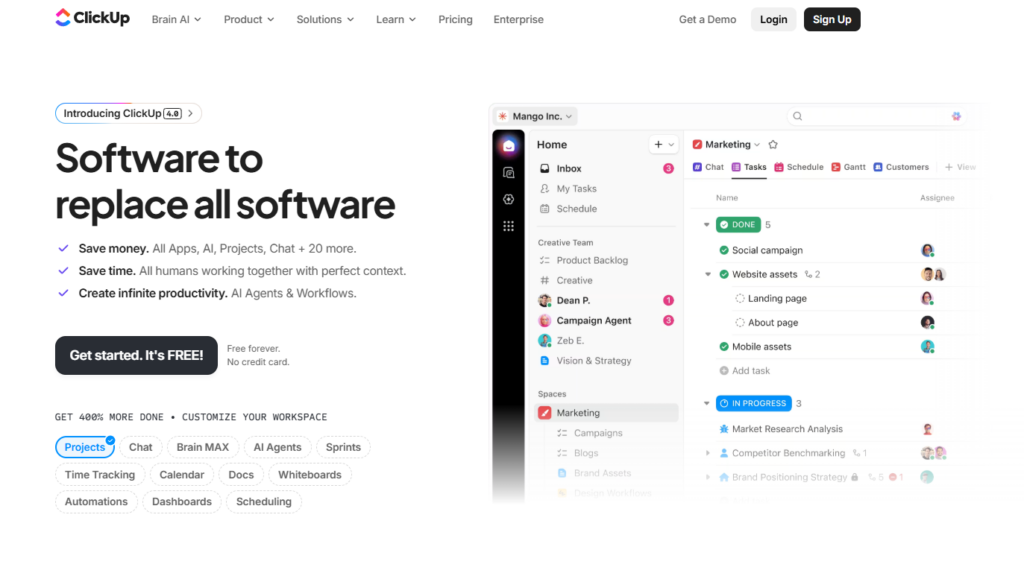 初创小团队选型指南:2026 年 10 款好用且免费的任务管理软件推荐
