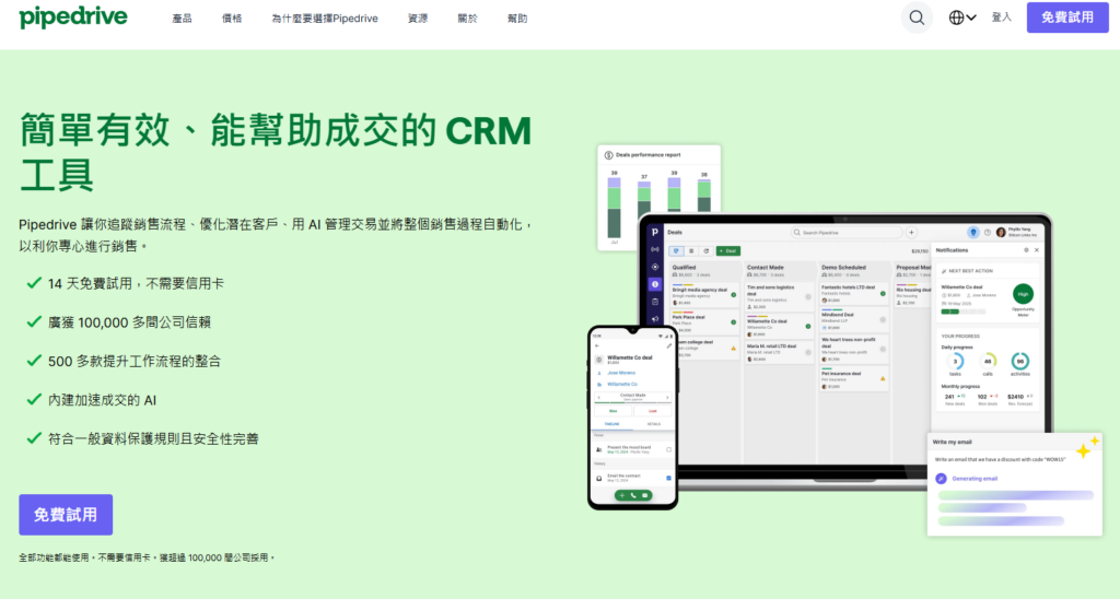 CRM 系统销售管理怎么做？2026 年 10 款软件对比