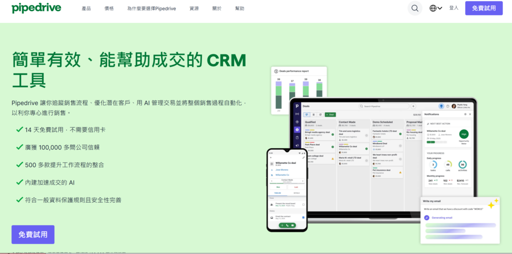 CRM 系统哪家好?2026 年 10 款主流 CRM 软件对比
