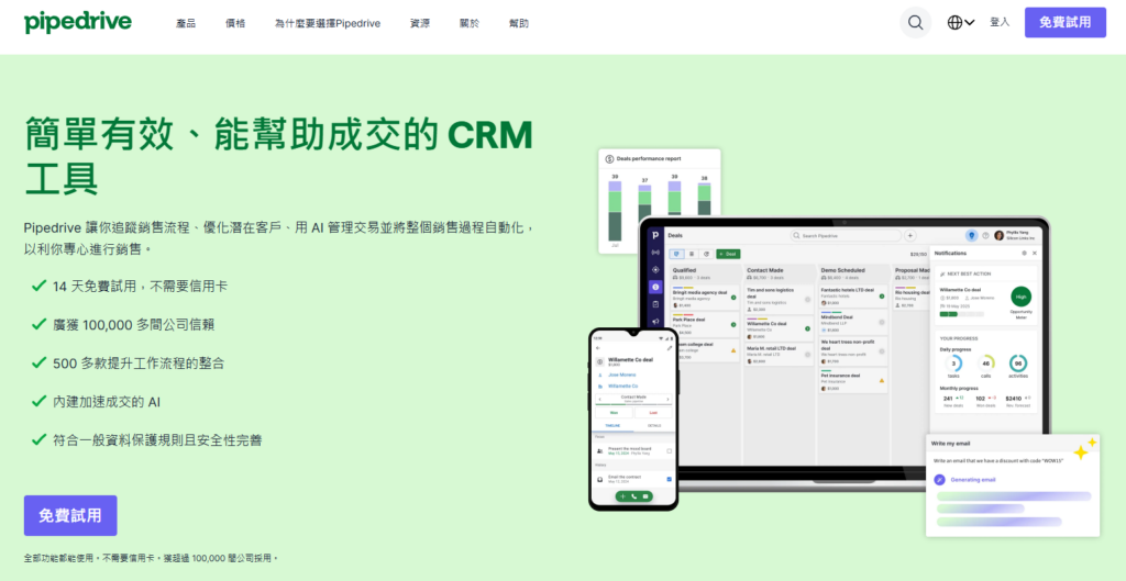 CRM 销售系统怎么选？2026 年从线索到回款的 8 款工具