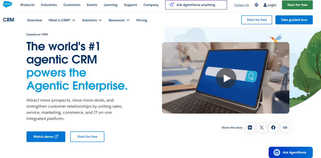 CRM 管理系统排行:2026 年 10 款CRM大测评