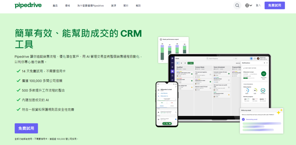 商机管理 CRM 怎么选?2026 年 8 款销售系统对比