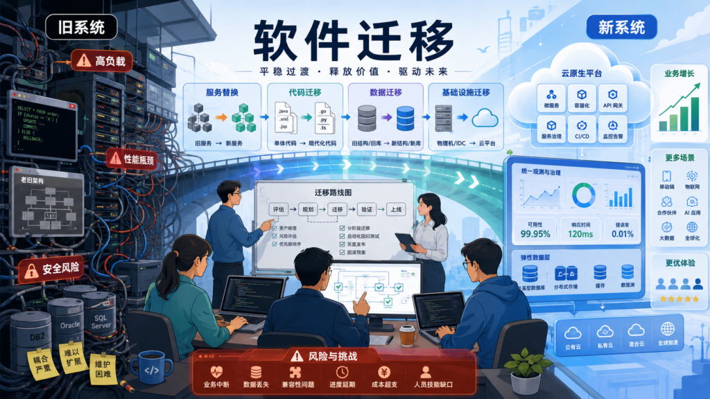 软件迁移怎么做？常见系统迁移类型与成功迁移方法