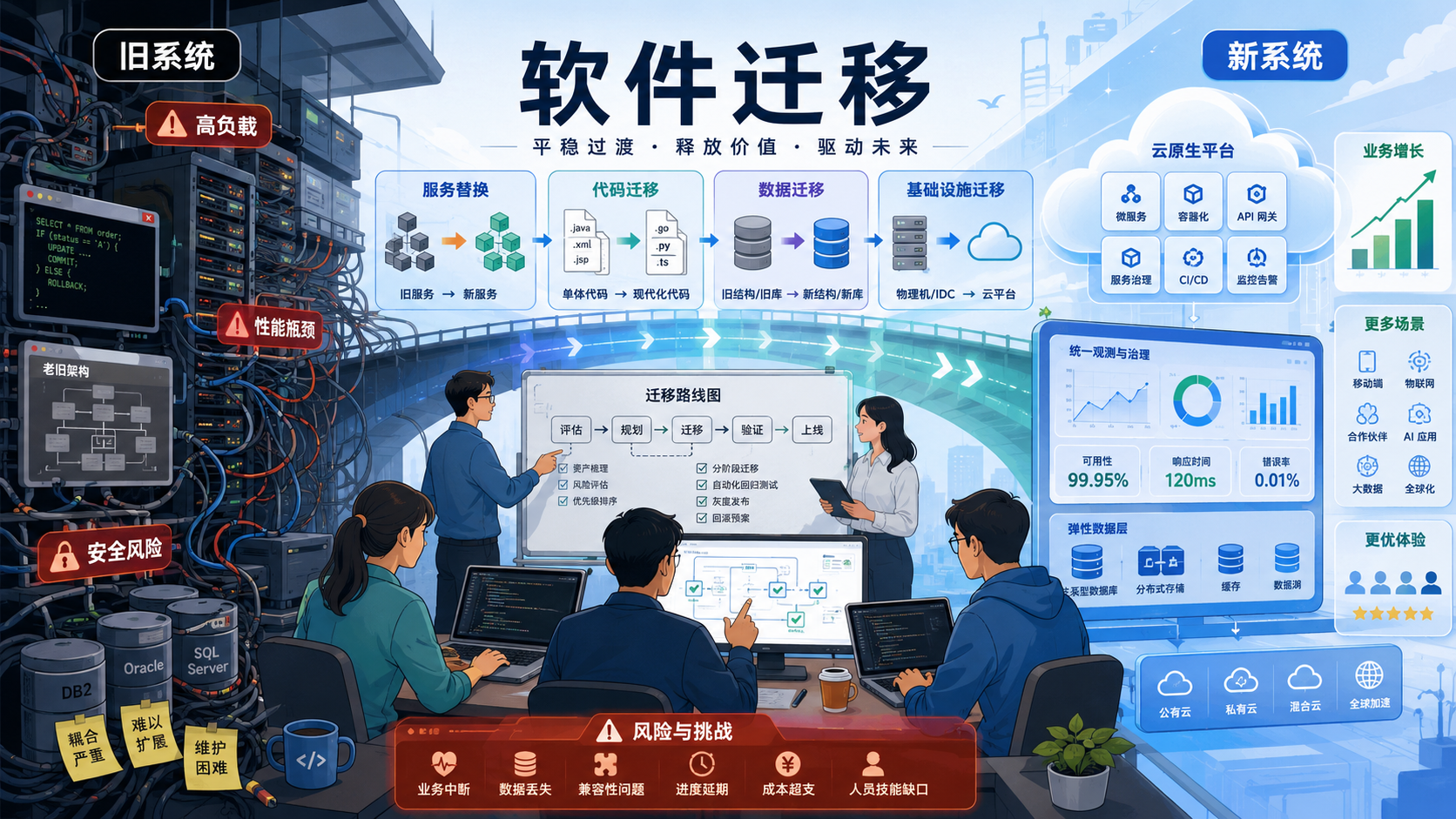 软件迁移怎么做？常见系统迁移类型与成功迁移方法