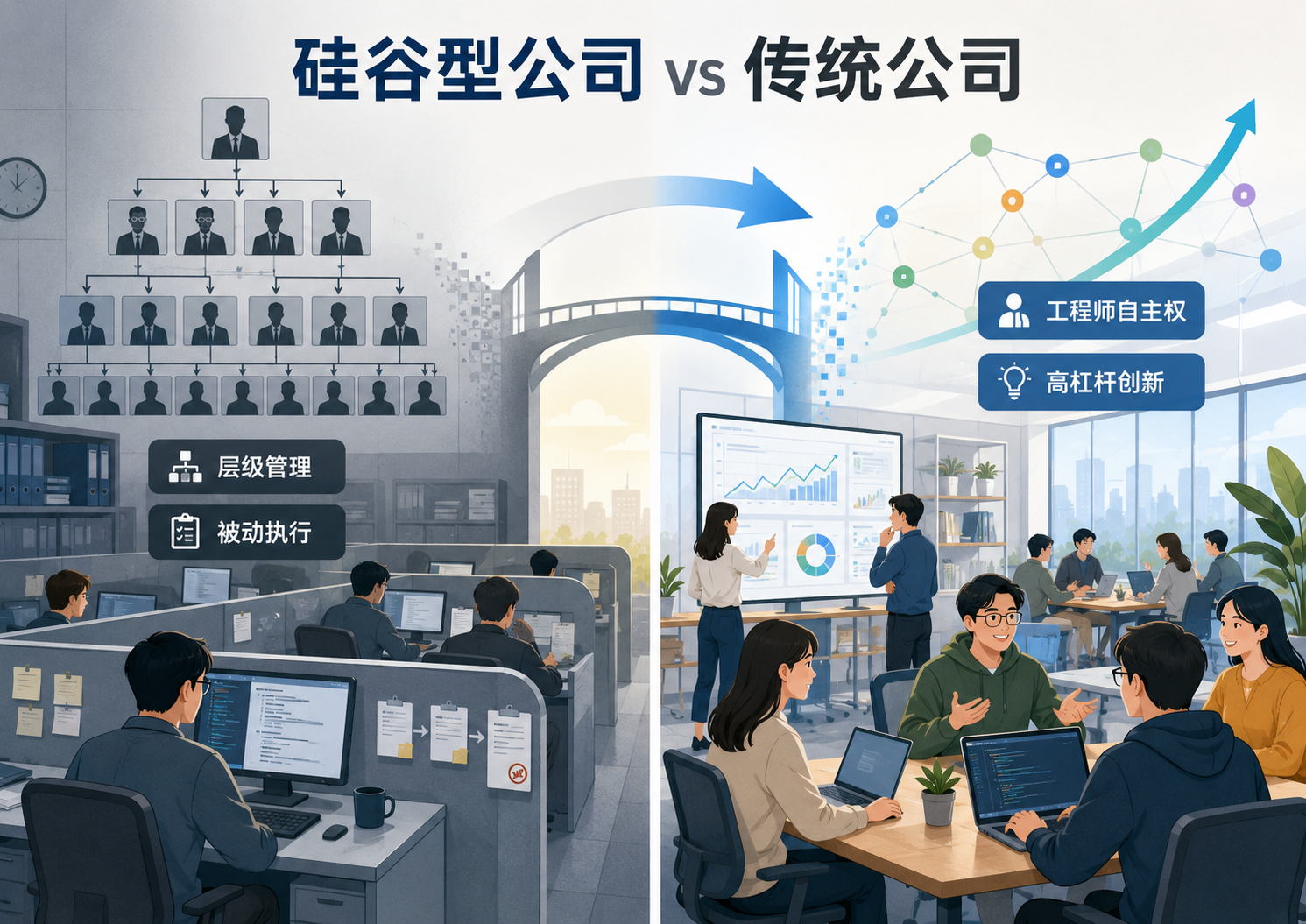 为什么硅谷型公司更懂软件工程师？自主权、业务意识与研发效能的差异