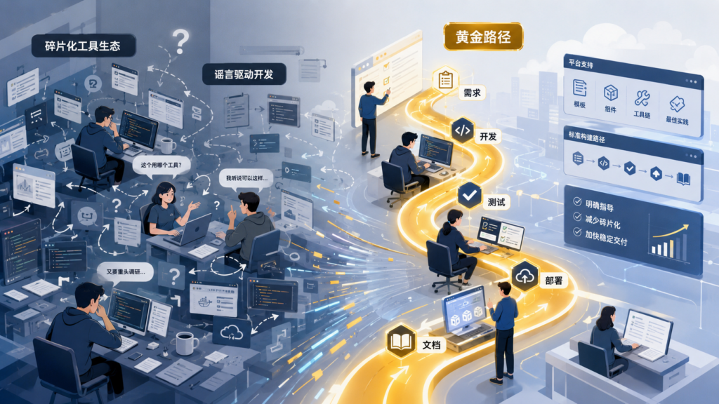 黄金路径是什么:如何解决软件生态系统碎片化问题
