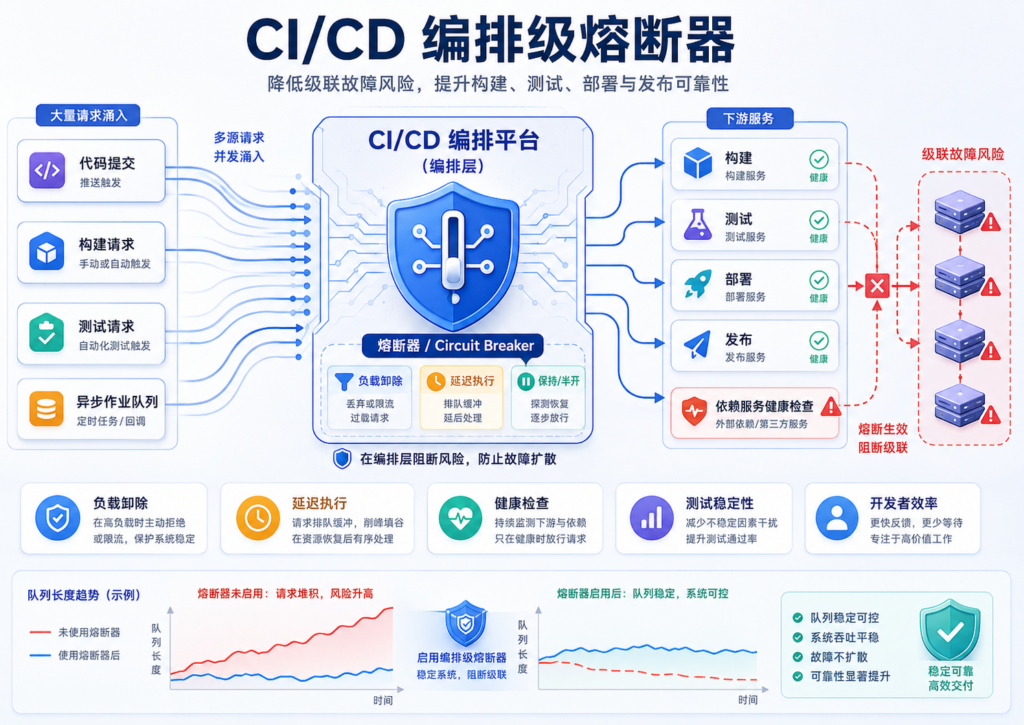 CI/CD 熔断机制：如何通过编排级熔断器提升开发者效率