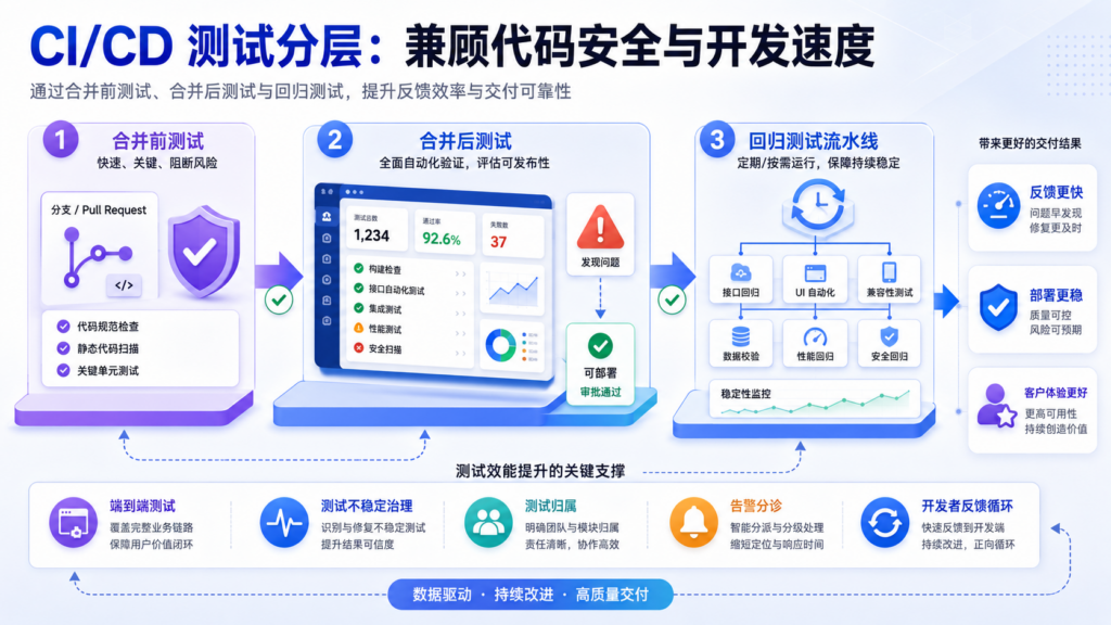 CI/CD 测试分层实践:如何平衡代码安全与开发速度