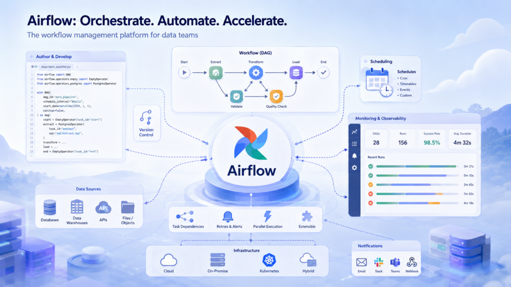 Airflow 工作流管理平台：数据管道调度与 DAG 编排实践