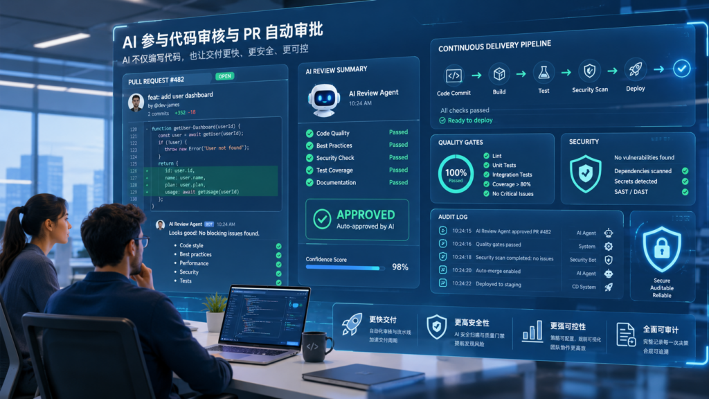 AI 代码审核实践：如何让 PR 自动审批更安全、更高效？