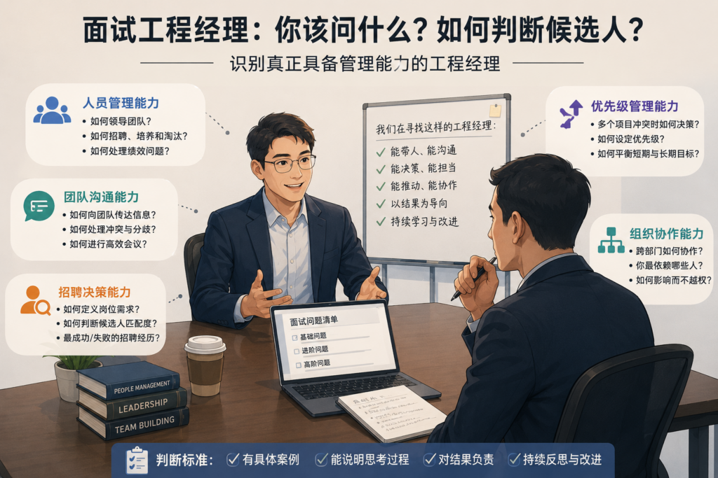 工程经理面试题与问题清单